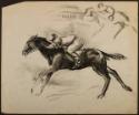 Arthur Lismer, 1885 - 1969
Untitled (horse race)
conté on paper
35.7 x 43.2 cm
Arthur Lisme…