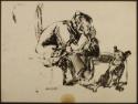 Arthur Lismer, 1885 - 1969
Untitled (man seated with dog), 1957
pen and ink on paper
30.5 x …