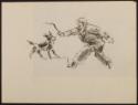 Arthur Lismer, 1885 - 1969
Untitled (man confronting dog)
charcoal on paper
24.4 x 18.2 cm
…