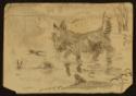 Arthur Lismer, 1885 - 1969
Untitled (dog and frogs)
graphite on paper
8.1 x 5.7 cm
Arthur L…