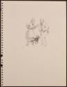 Arthur Lismer, 1885 - 1969
Untitled (man, woman and dog), c. 1956
conté on paper
21.7 x 28 c…