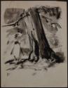 Arthur Lismer, 1885 - 1969
Untitled (penguin by tree trunk)
pen and ink on paper
23.4 x 30 c…