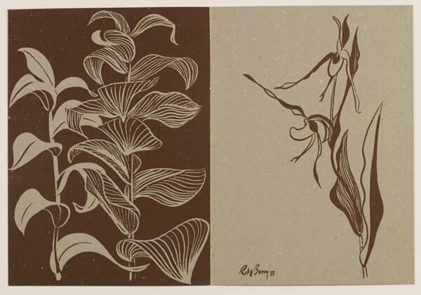 Roloff Beny (1924 - 1984)
Holiday Greetings  
screen print on grey flecked paper
open: 16.1 …