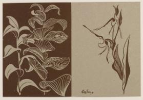 Roloff Beny (1924 - 1984)
Holiday Greetings  
screen print on grey flecked paper
open: 16.1 …