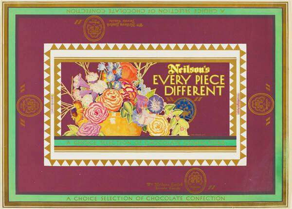 Design for Cover of Neilson's Chocolate Box