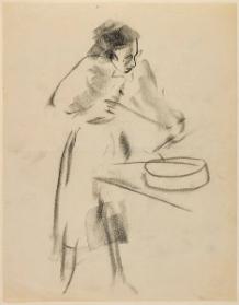 Untitled (leaning woman)