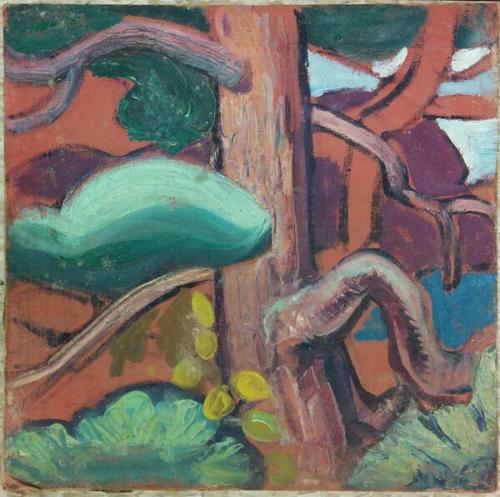 Unfinished preparatory study (landscape)