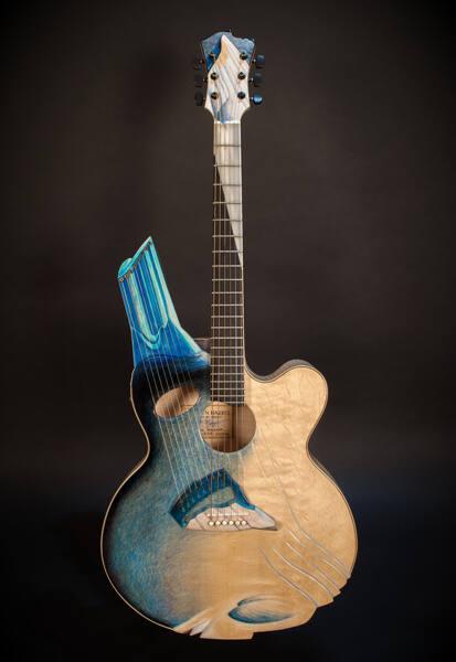 Harp-Archtop / Flat Top Hybrid Guitar (for Lawren S. Harris)