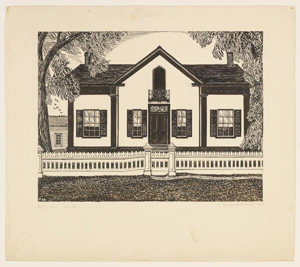 Eady House, Thornhill, circa 1860