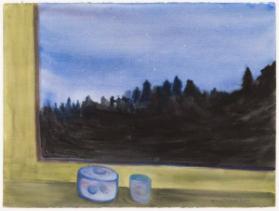 Evening View from the Kitchen