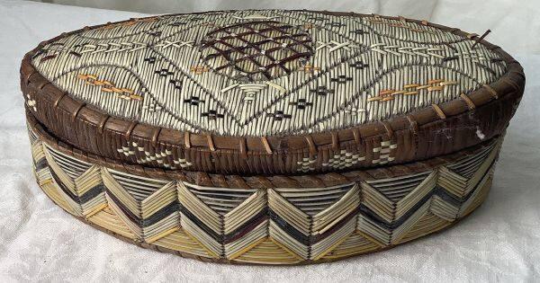 Oval Quillwork Basket
