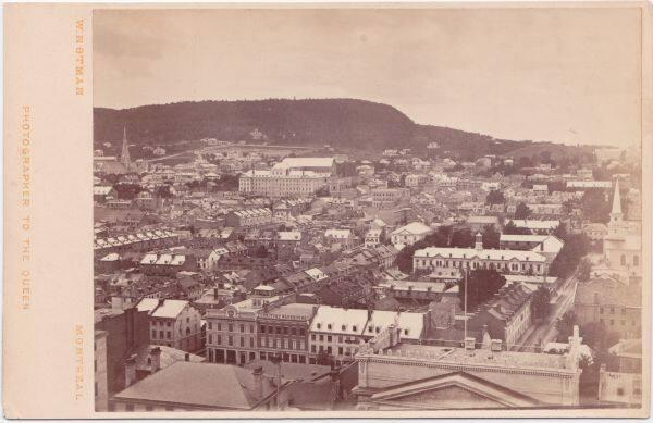 Mount Royal from Notre Dame Church, Montreal, QC