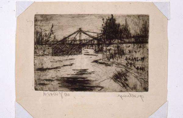 Untitled (landscape, unfinished sketch)
