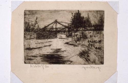 Untitled (landscape, unfinished sketch)