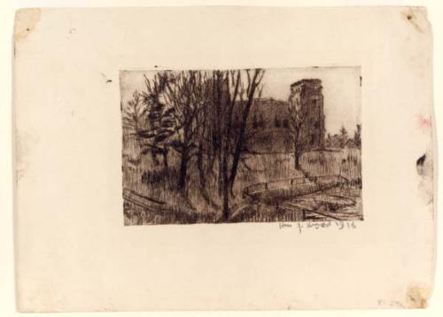 Barrie Armouries in Landscape