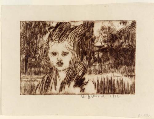 Portrait of Woman with Hat