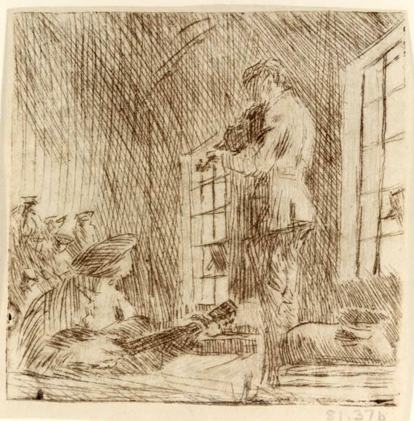 Two Musicians in the Bunkhouse