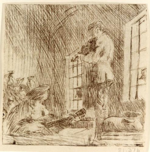 Two Musicians in the Bunkhouse