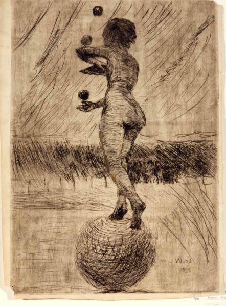 Woman Juggling