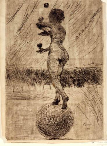 Woman Juggling