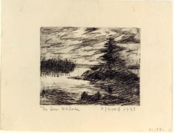Landscape with Canoe
