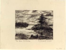 Landscape with Canoe