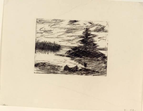 Landscape with Canoe