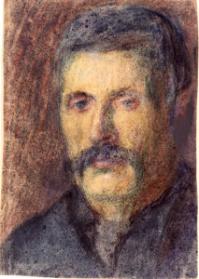 Portrait of a Man with Moustache