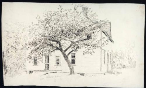 Untitled (house and tree)
