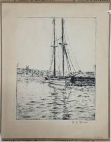 Sailboat in a Harbour