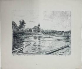 Boom- Logs on the Severn River
