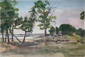 Beach at Severn Lodge