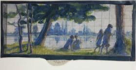 Figures by the Water