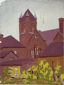 Buildings and a Church