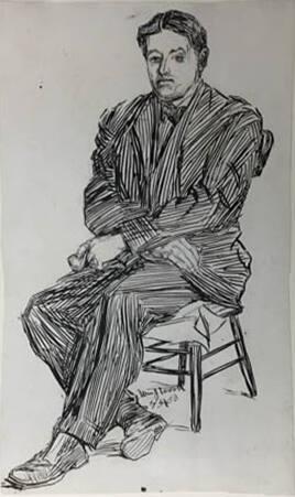 Untitled (man seated)
