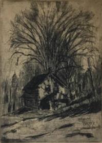Untitled (house and tree)