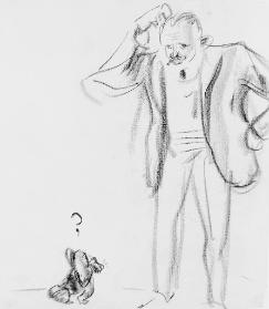 Fred Housser and Dog