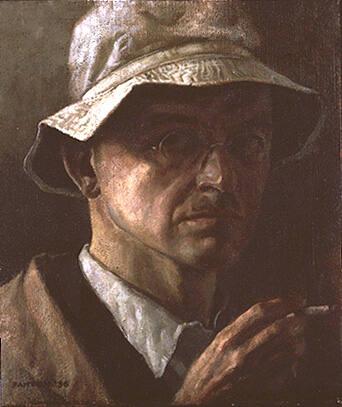 White Hat (self-portrait)