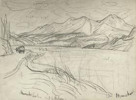 Lake Munckos (R); Untitled (highway by mountains) (V)