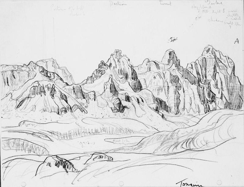 Ramparts in the Tonquin, B.C.