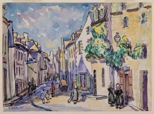 Street in Brittany (Concarneau)