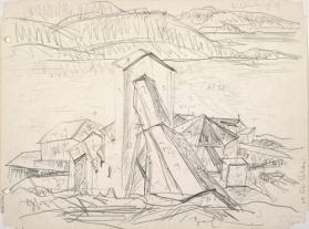 At Great Bear (R); Untitled (houses, mountains) (V)