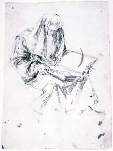 Old Man Reading, Study for Wisdom