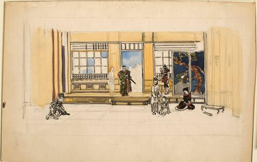 Japanese Interior (R); Untitled ( view out window) (V)