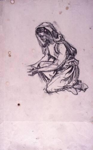 Study for Devotion  (R); Studies of a young child  (V)