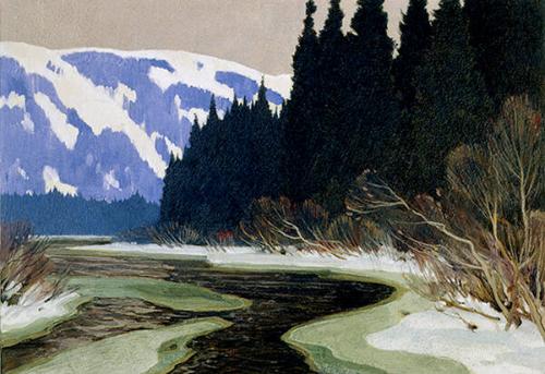 Snow-clad Hills