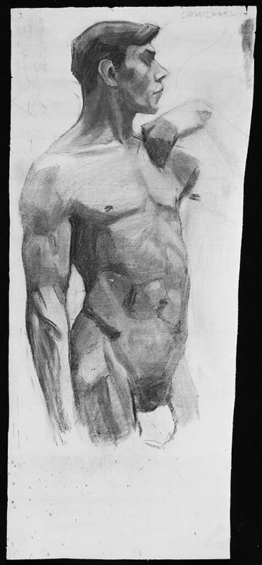 Untitled (nude study of a man)