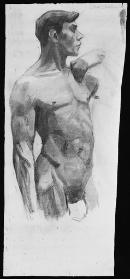 Untitled (nude study of a man)