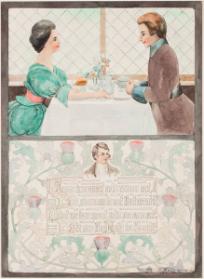 Decorative Illustration: A Blessing by Robert Burns