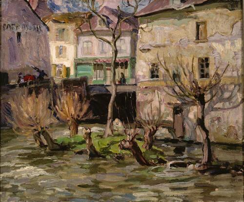 Picquigny on the Somme River, France